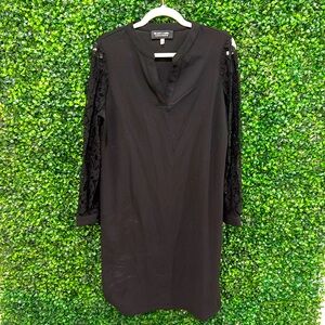 Black Label by Evan-Picone dress size 8 color black Formal